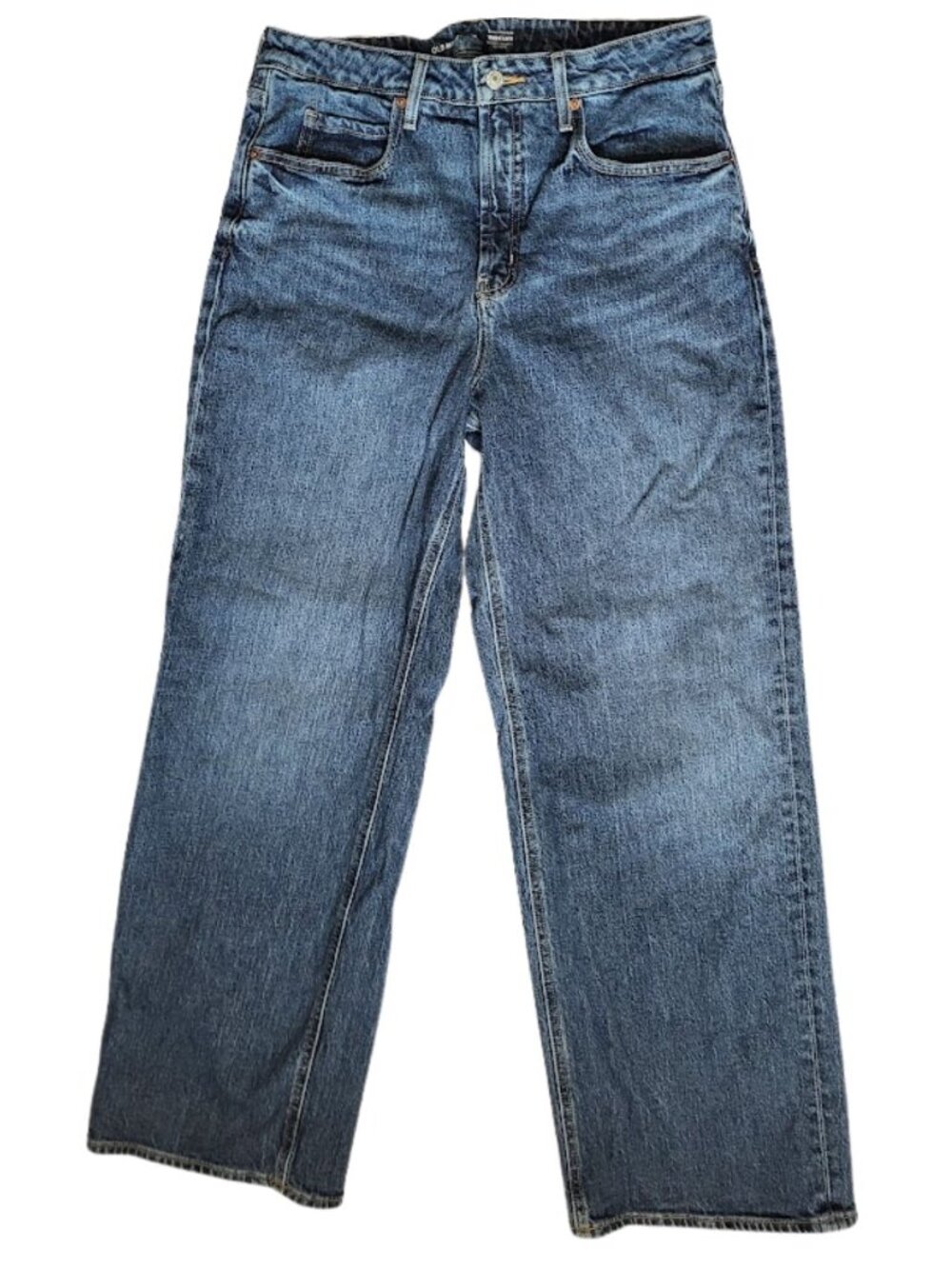 OLD NAVY Extra High-Rise Wide Leg Blue Denim Jeans - Women's 12